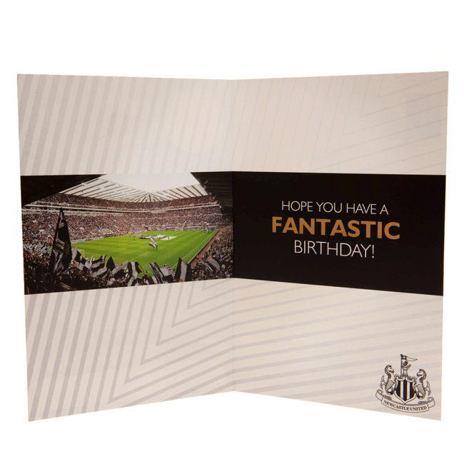 Newcastle United FC Birthday Card With Stickers (Limited Edition)