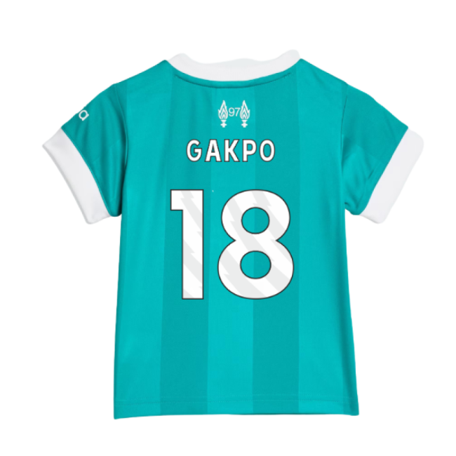 Gakpo 18 Liverpool Club Fashionable Third Team Kit (Baby)