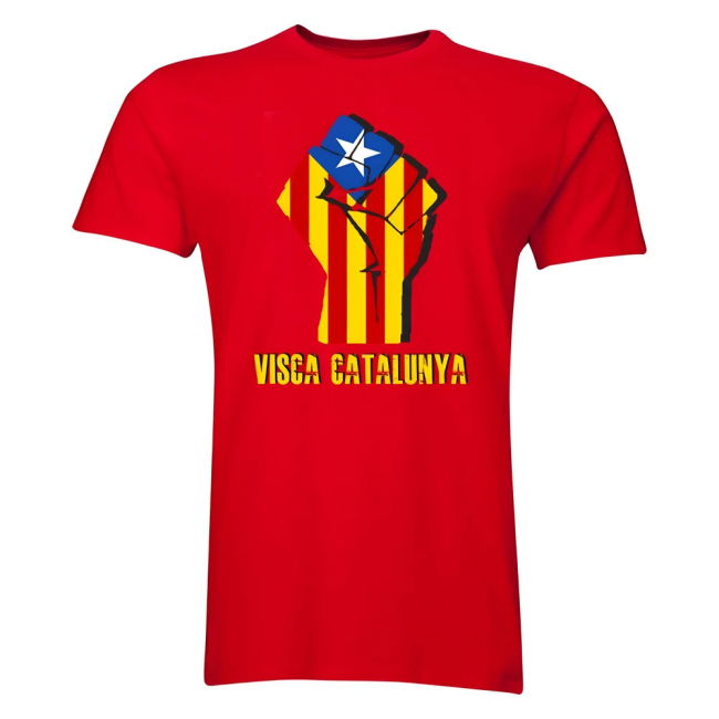 Authentic Visca Catalunya T-Shirt Cup Athletic Match Cup Championship