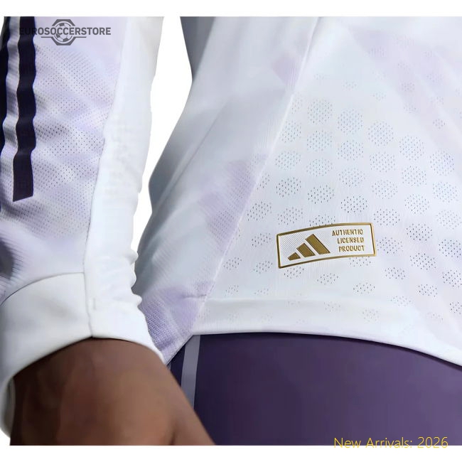 Official 2025-2026 Man Utd Authentic Long Sleeve Away Shirt (ronaldo