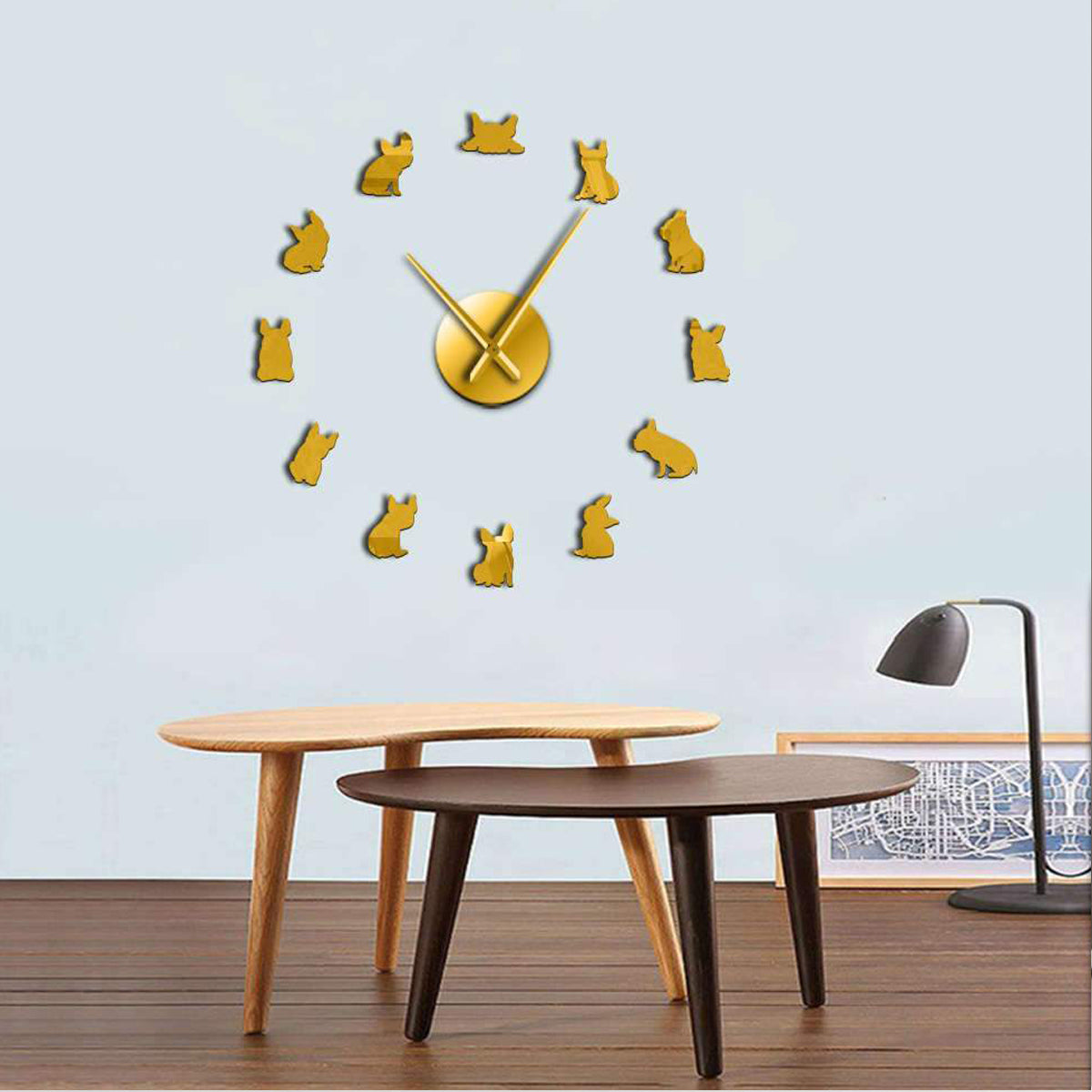 French Bulldog The Frenchie Clock (ws77) Cute Frenchie Essential