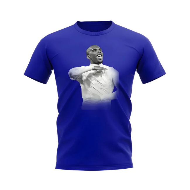 Pro-Grade World-Class Samuel Eto\'O Legend T-Shirt (Blue)