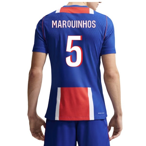 [L1D] 2026-2027 PSG Authentic Aero-Fit Match Home Shirt (Marquinhos 5)
