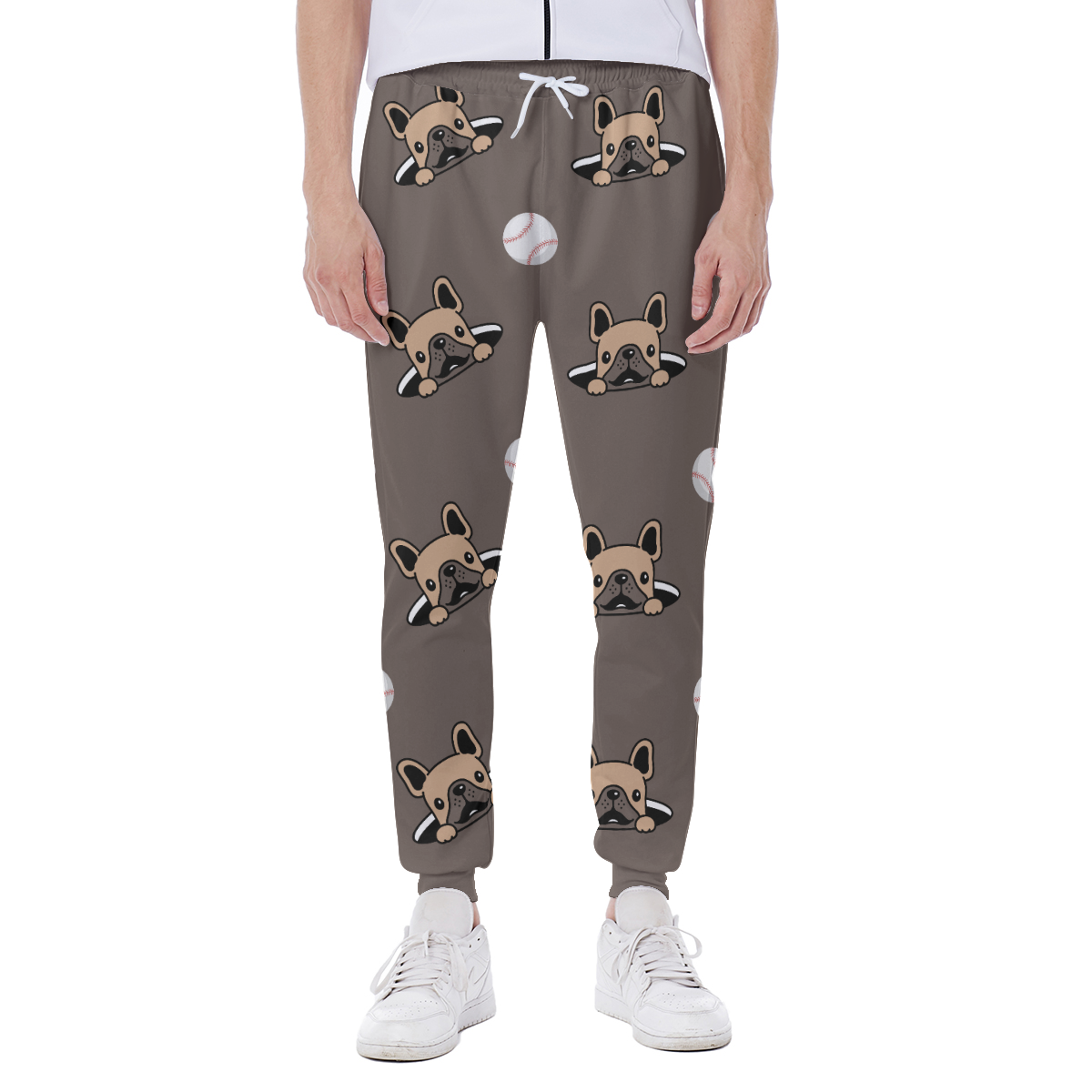 Pet-Lover Minimal-Aesthetic Mac - Men's Sweatpants for Dog Owners