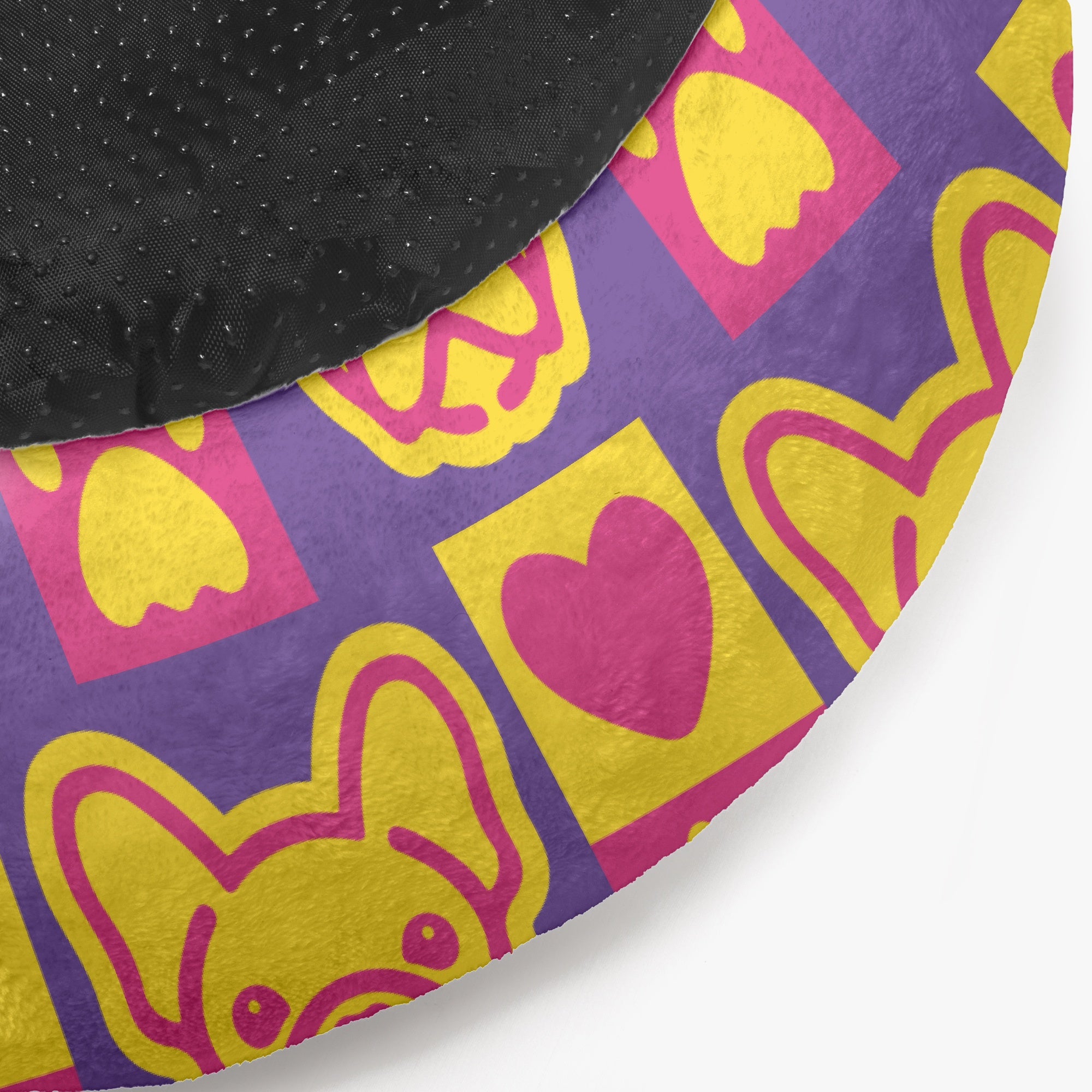 Ginger - Cloud-Comfort Frenchie Bed | Anti-Anxiety French Bulldog Donut Bed