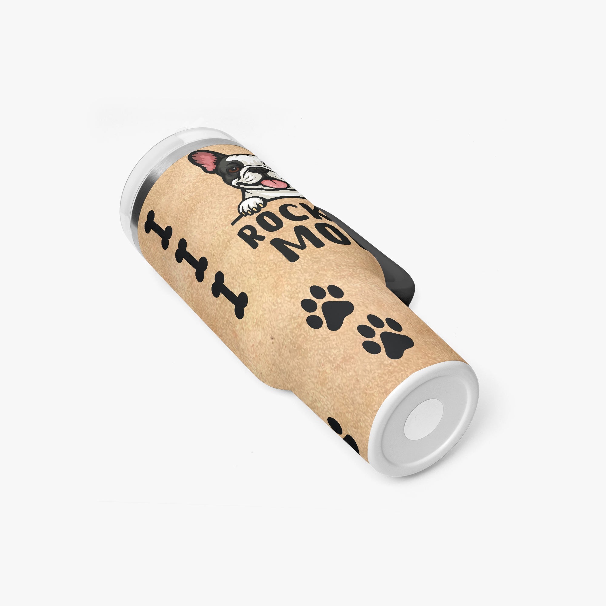 French Bulldog Kate Personalized Car Tumbler Cup Essential Dog Supply