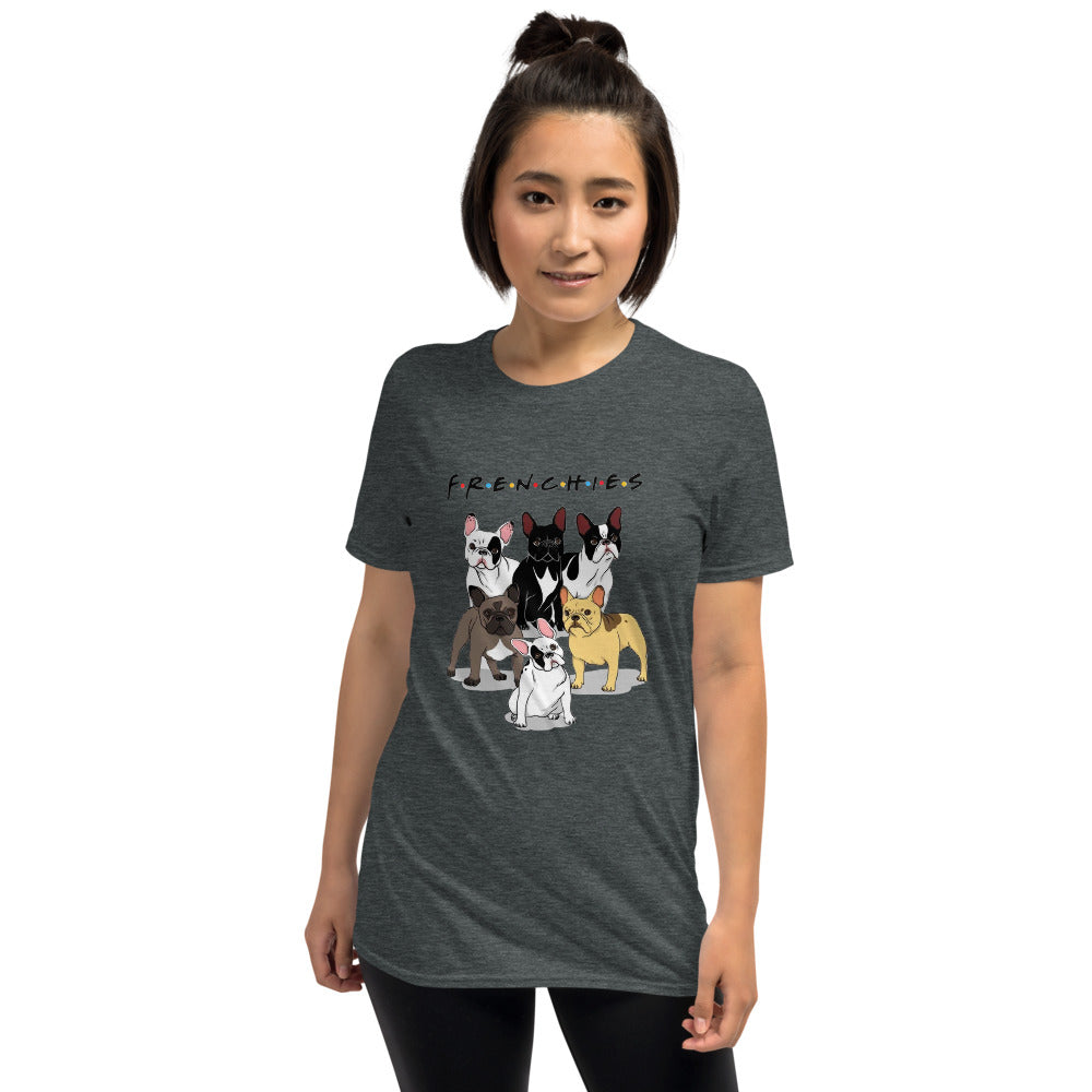 French Bulldog Frenchies Short Sleeve Unisex T Shirt Frenchie Pet Item