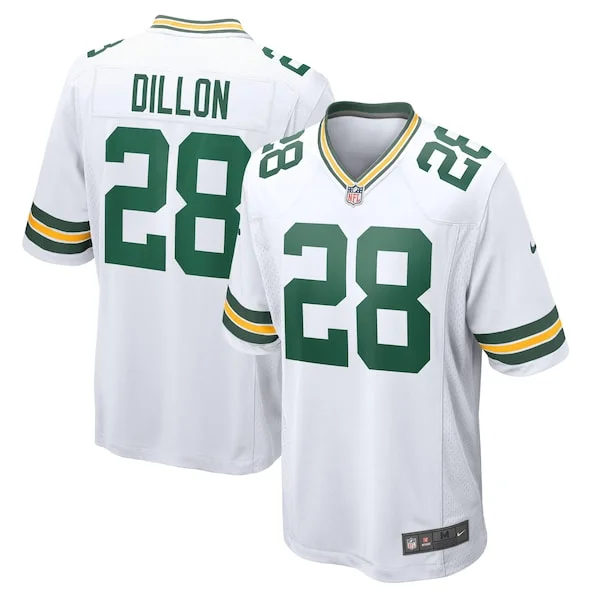 Performance Green Bay Packers Game Jersey - Premium White NFL Fan J...