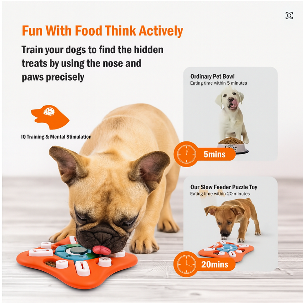 Puzzle Toy – Iq Interactive Training Treat Dispenser Winter Wear