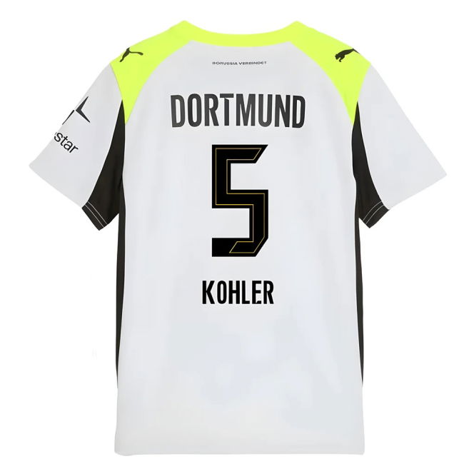 Borussia Dortmund Away 2025-2026 - official jersey trendy v3.386