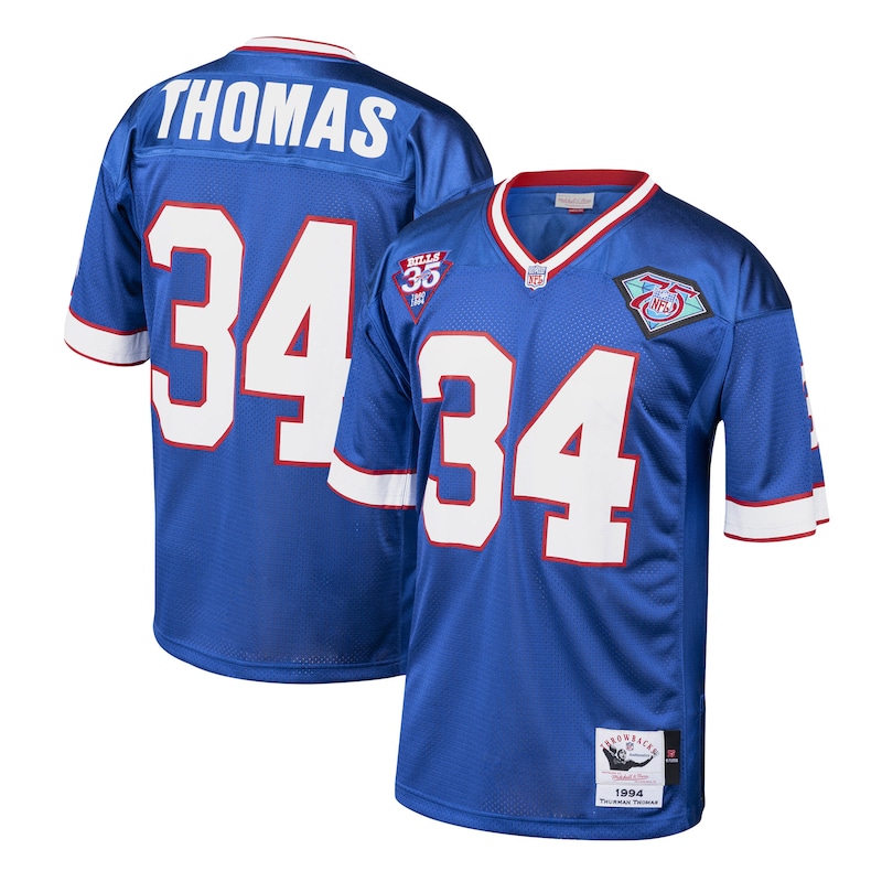 None Thurman Thomas BUF Bills Stylish Game-Ready Jersey Game Day Wear