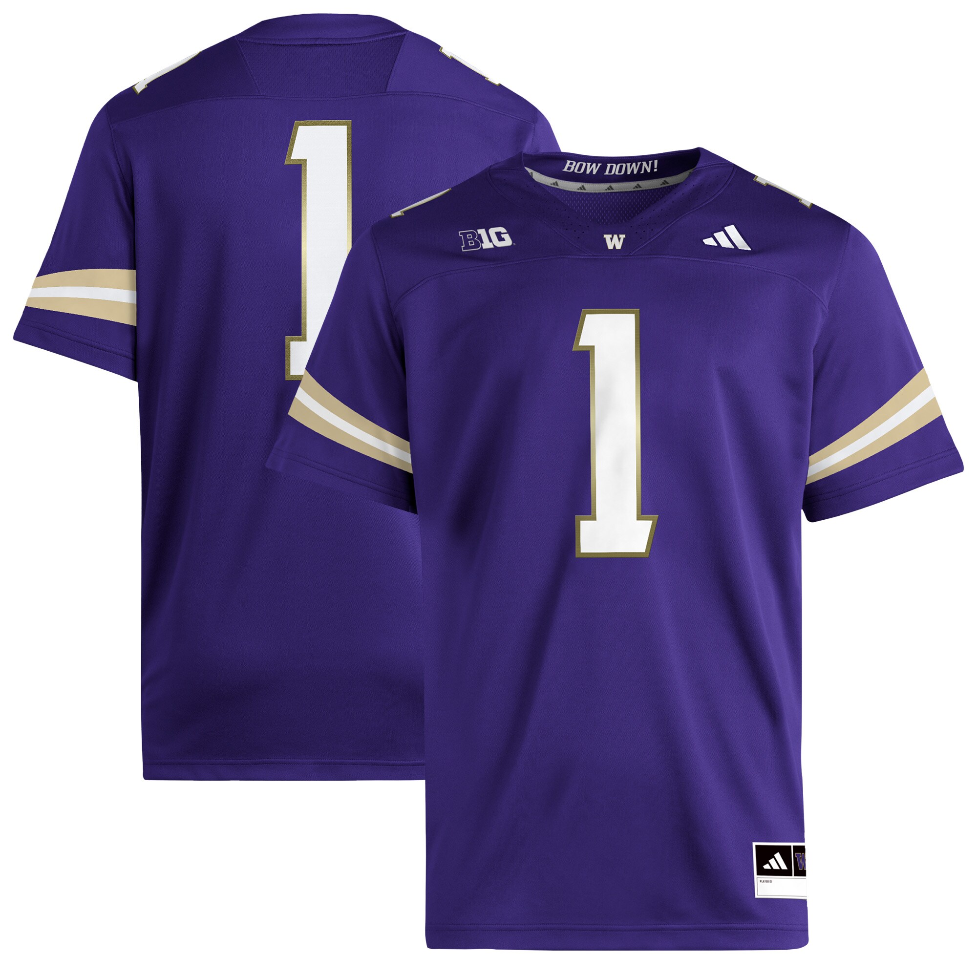 [DDG] Washington Huskies Premier Jersey - Purple