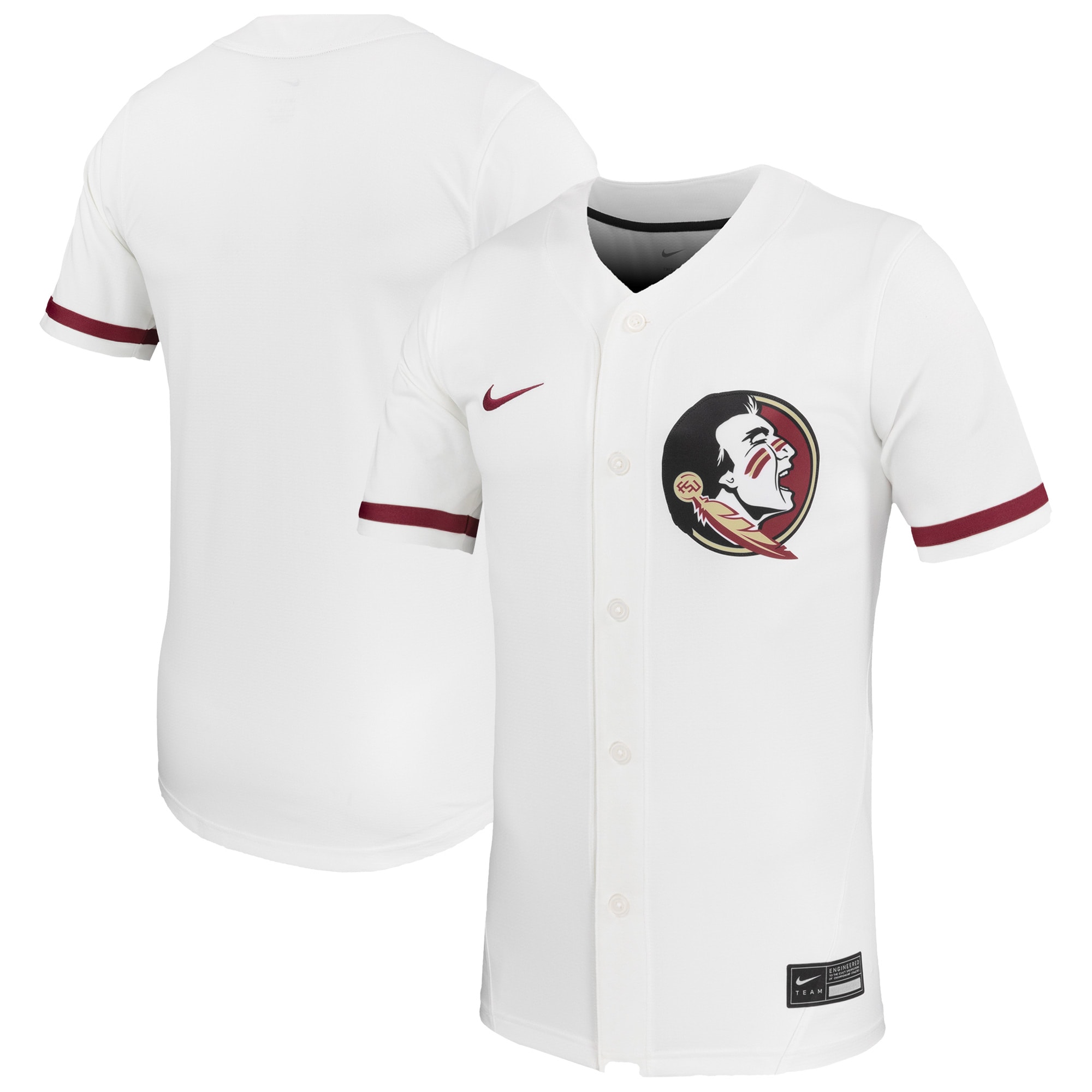 [NJP] Florida State Seminoles Unisex Replica Softball Jersey - White