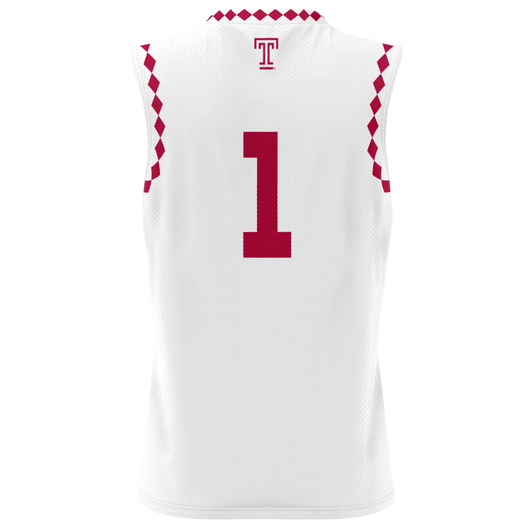 [NJP] Temple Owls GameDay Greats Unisex Lightweight Men's Basketball Fashion Jersey - White