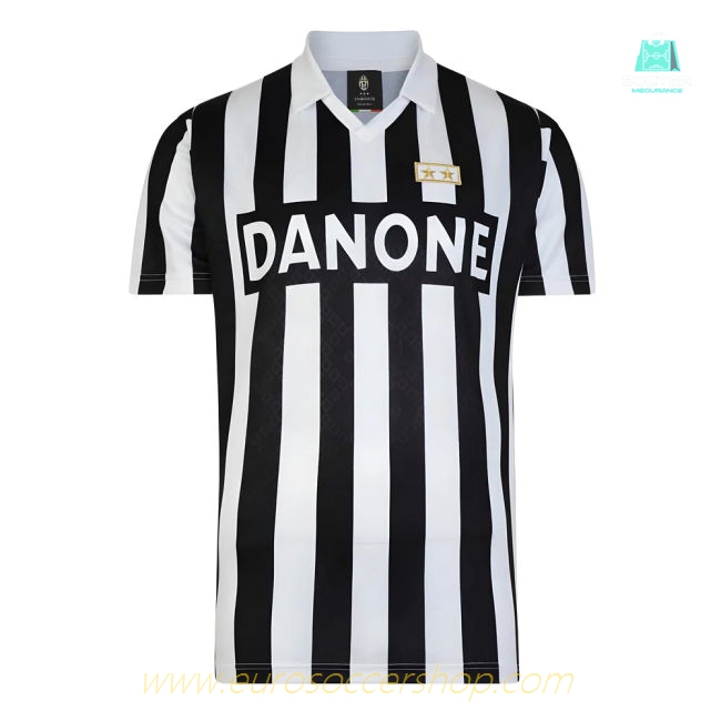 Score Draw Juventus 1993 UEFA Cup Final Retro Football Shirt