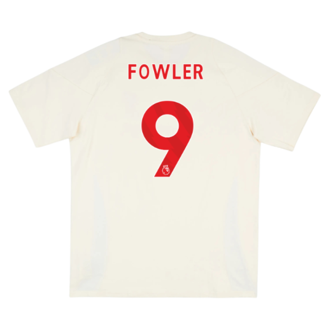 Match Quality Liverpool Liverpool Training Tee White Fowler #9 Upd...