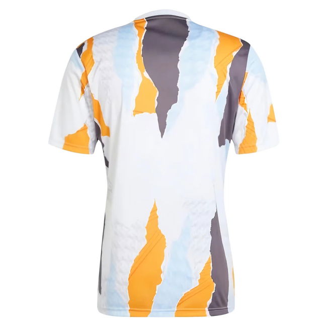 2024-2025 Real Madrid Pre-Match Shirt (White/Crew Orange)