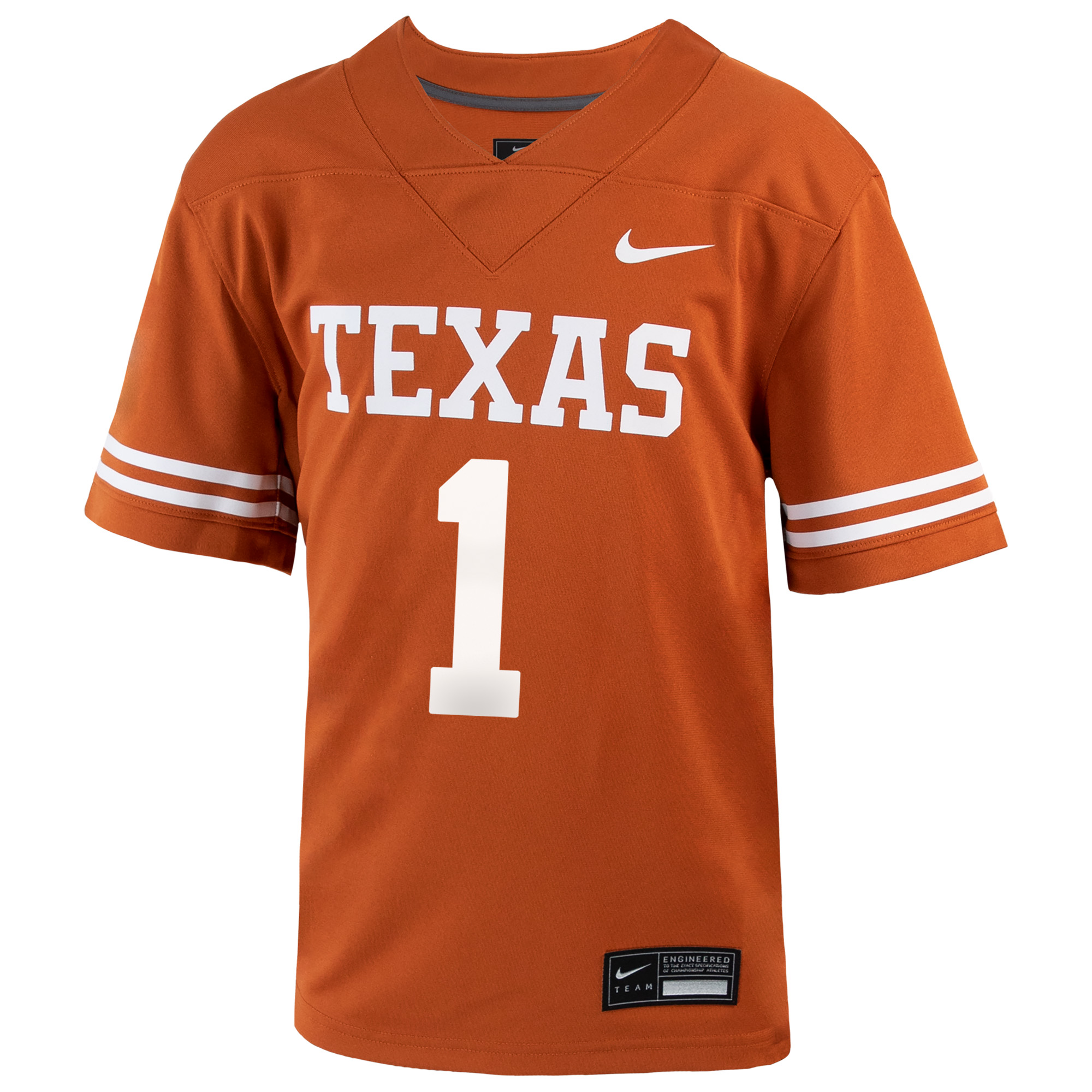 Toddler #1 Texas Orange Texas Longhorns Football Jersey