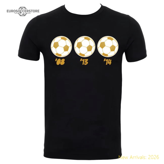 Fan-Favorite Popular Ronaldo Player Of The Year Tee (Black)