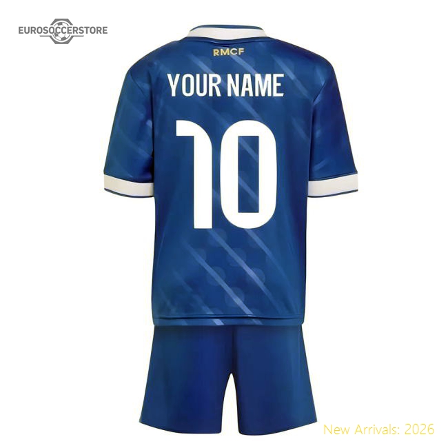 Authentic 2025-2026 Real Madrid Third Youth Kit (Your Name)