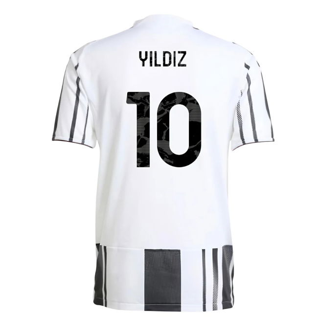 Yildiz 10 Match Worn Style Juventus Home Professional Jersey 2025-2026