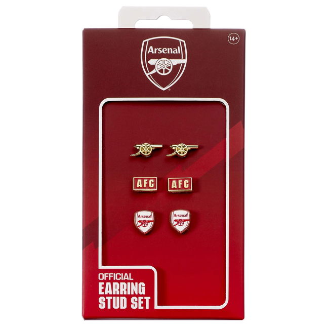 Arsenal FC Stud Earring Set (Limited Edition)