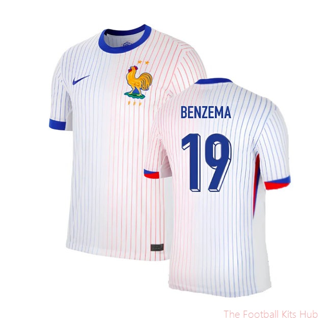 2024-2025 France Away Shirt (Benzema 19)