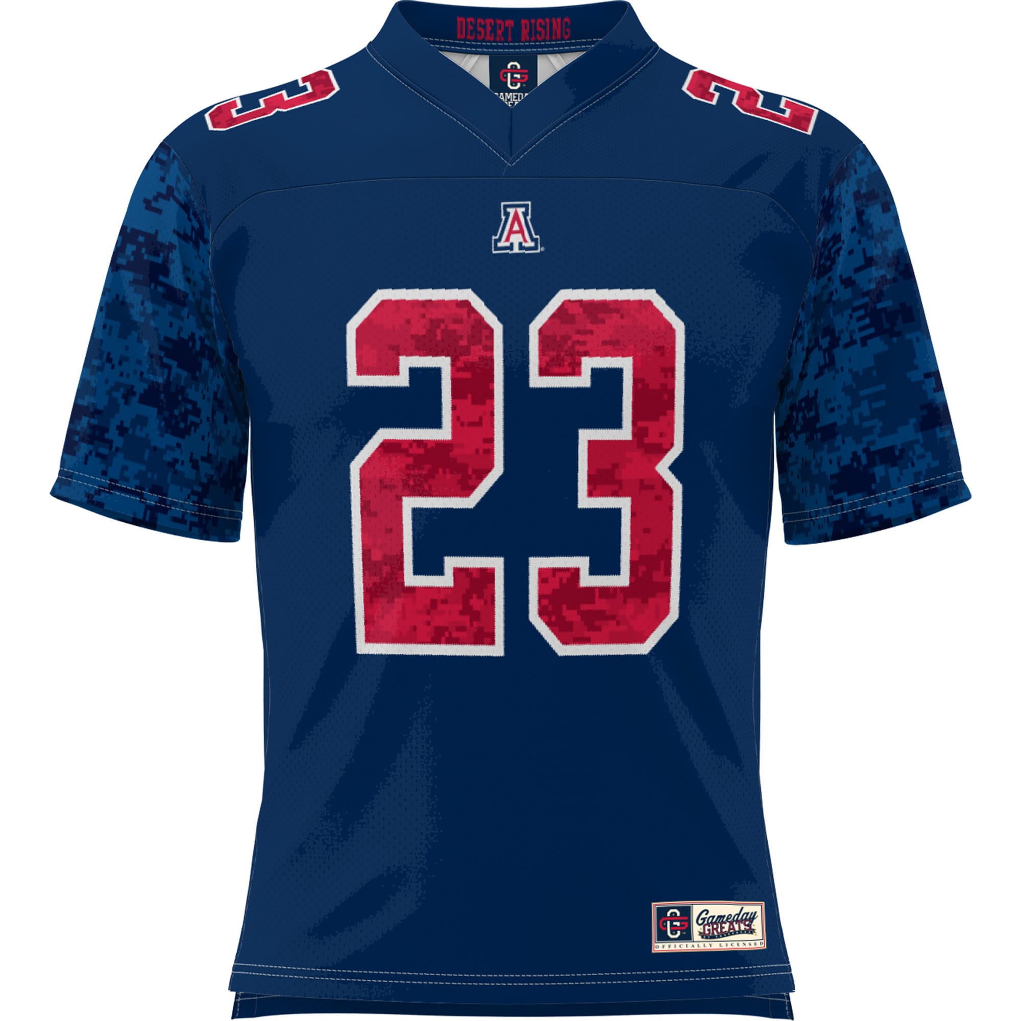 [NJP] Arizona Wildcats GameDay Greats Military Appreciation Football Jersey - Navy