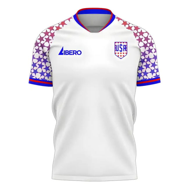 Pro-Grade Usa 2025-2026 Home Concept Football Kit (Libero)