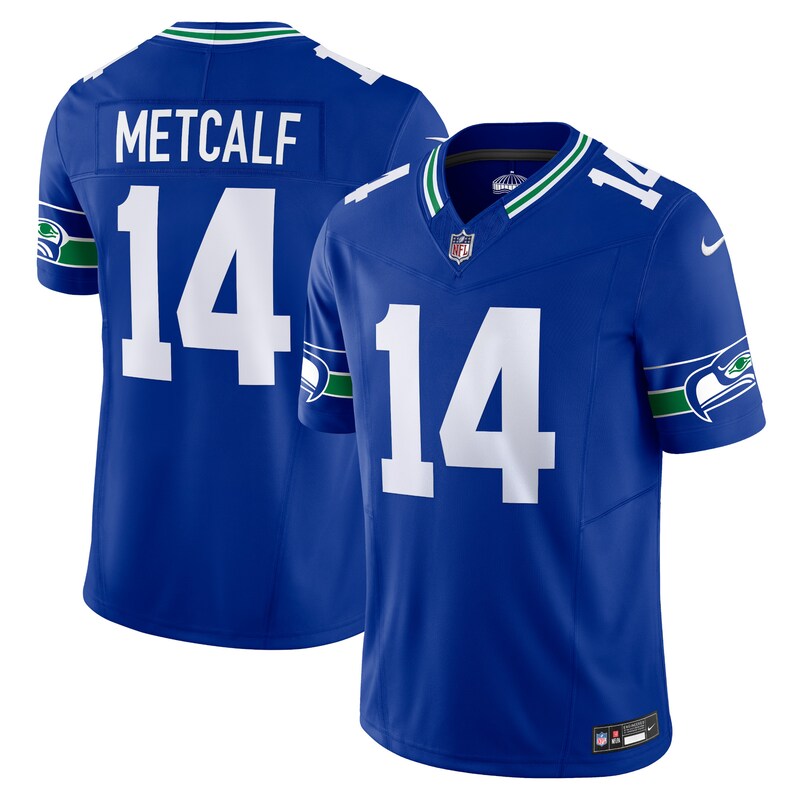 None DK Metcalf SEA Seahawks Vintage Durable Jersey Game Day Wear