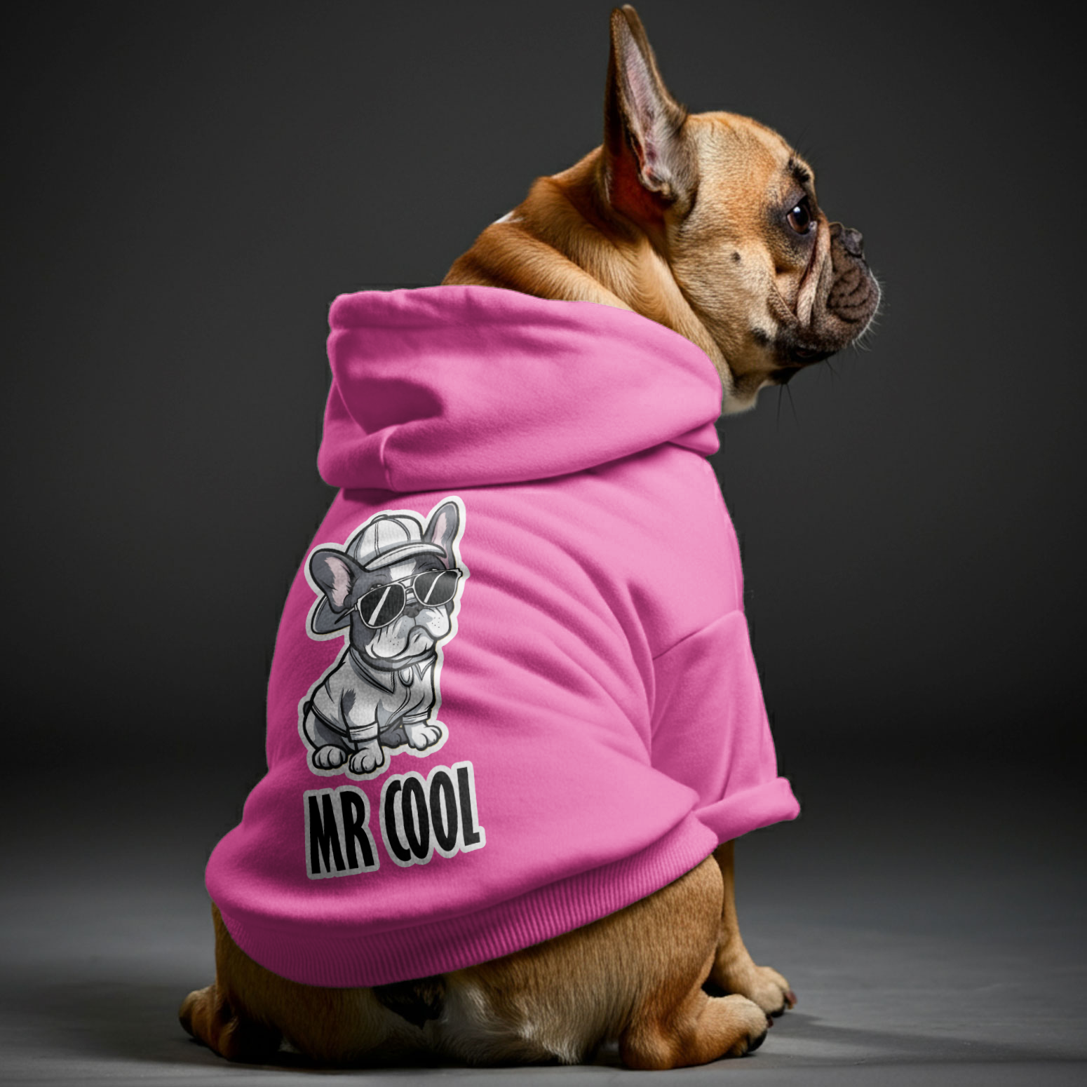 Mr Cool - French Bulldog Themed Personalized French Bulldog Hoodies With Funny Quotes – Stylish, Cozy, And Premium 100% Cotton For Dog Lovers