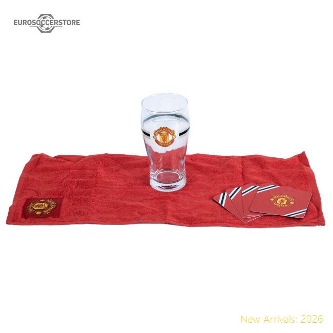 Outstanding Manchester United Fc Core Stripe Mini Bar Set