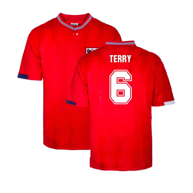 Authentic England 1989 Away Soccer Durable Authentic Kit Athletic
