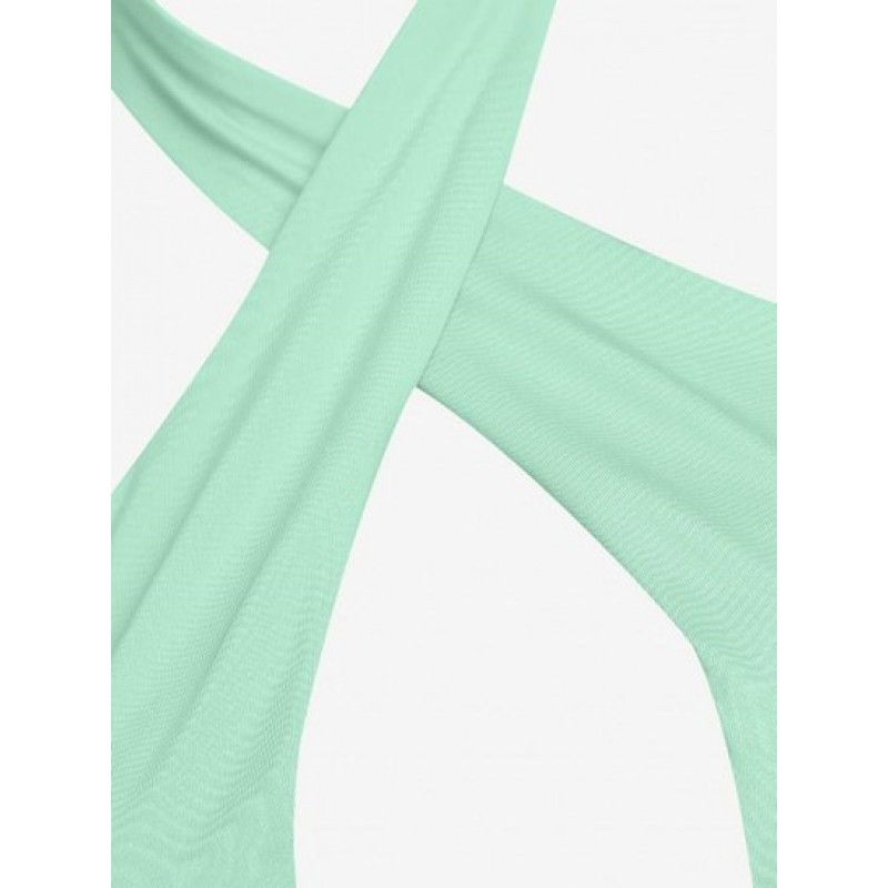 Halter Cut Out Criss Cross Crop Top XL0189