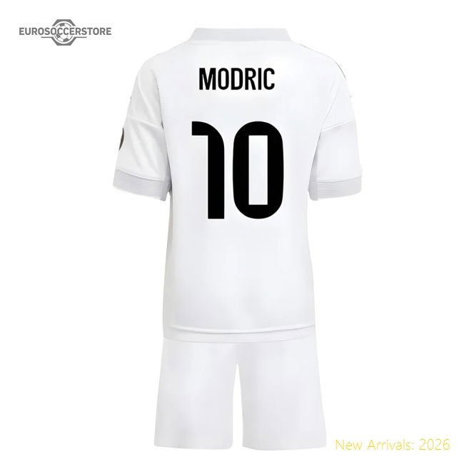 Match-Day 2025-2026 Real Madrid Home Mini Kit (Modric 10)
