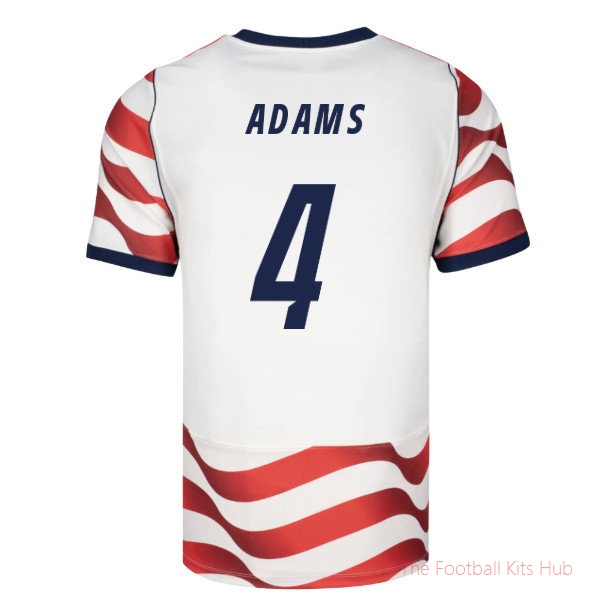 2026-2027 USA USMNT Match Home Authentic Jersey (Adams 4)