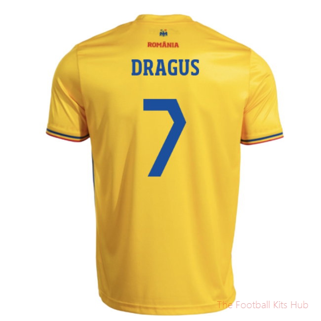 2025-2026 Romania Home Replica Shirt (Kids) (Dragus 7)