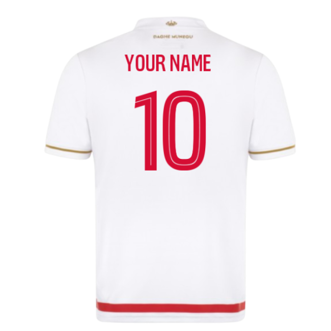 2025-2026 As As Monaco Home Shirt (kids) (your Name) - Supporter Edition