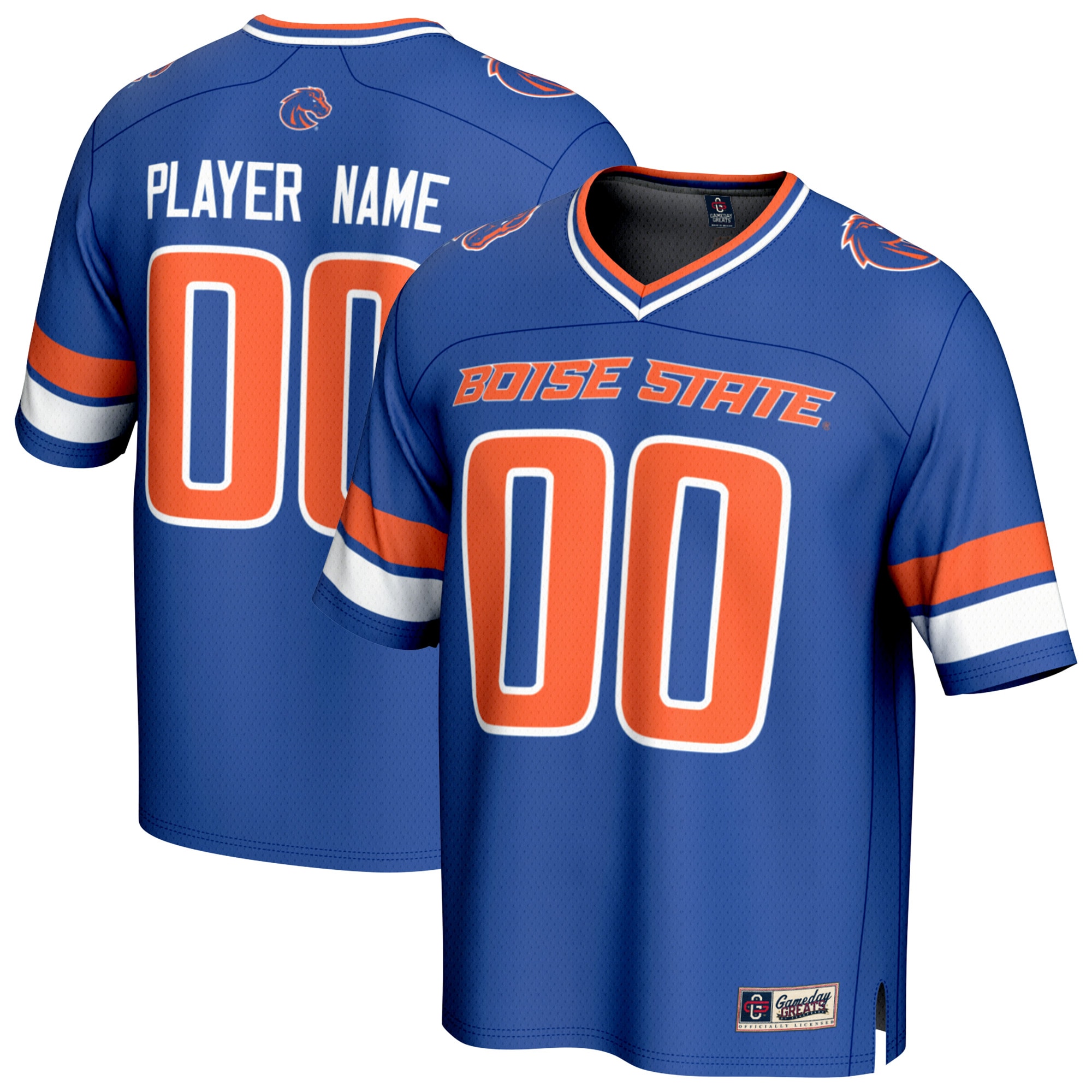 Boise State Broncos GameDay Greats Unisex NIL Pick-A-Player Lightweight Collegiate Football Fashion 2026/2027 Football Jersey - Royal