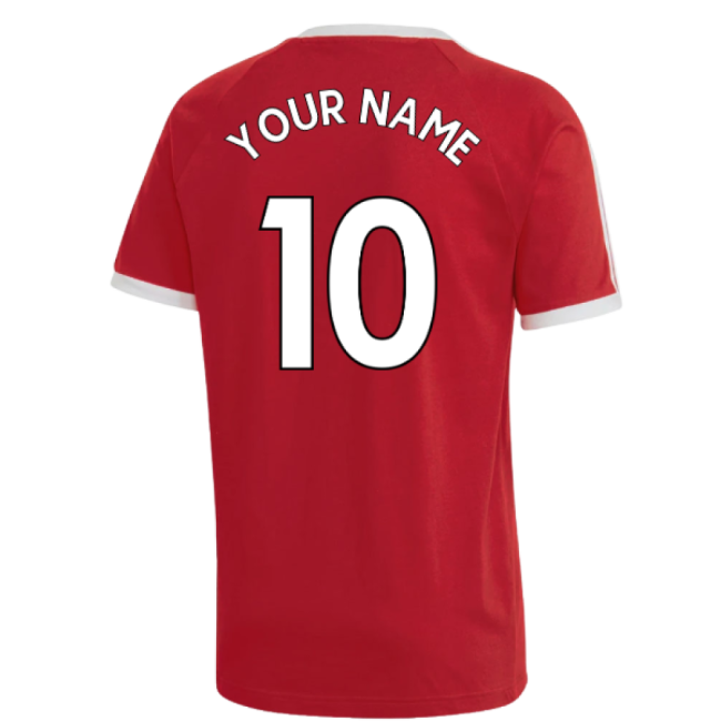 2022-2023 Man Utd 3S DNA Tee (Red) (Your Name) - official style