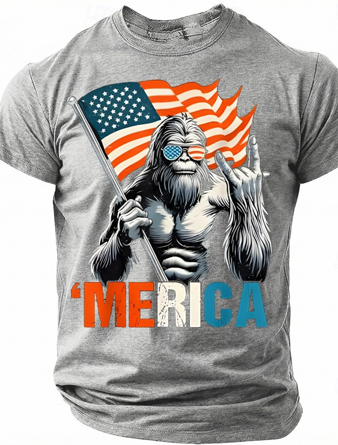 America's 250th Anniversary Men's American US Flag Eagle T Shirt Sh #2