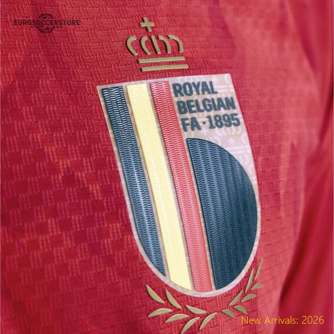 High-performance Belgium 2026-2027 Home Jersey - Comfort