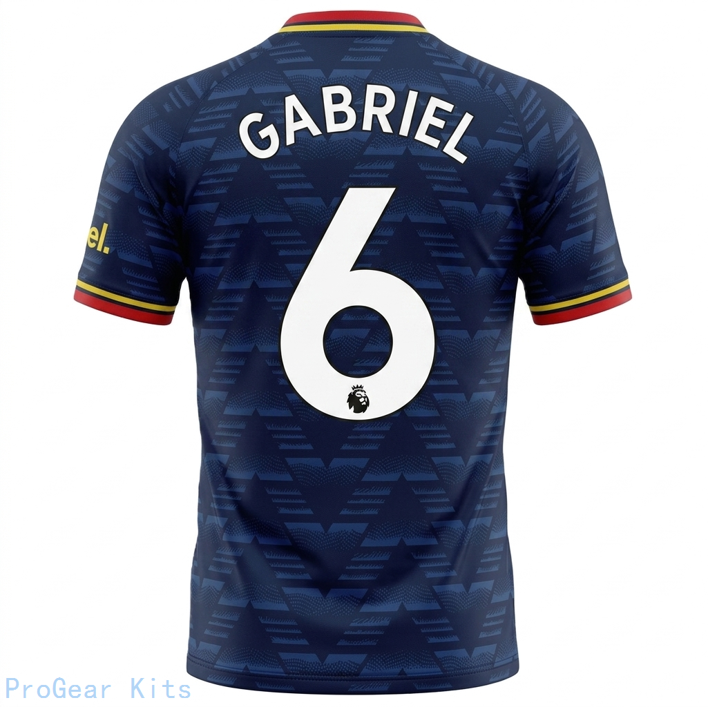 [SJH] Arsenal Gabriel Magalh íΩes #6 Away Kit 2026/27