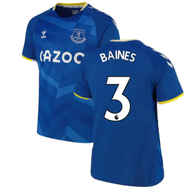 2021-20 Everton Home Jersey BAINES #3 M S
