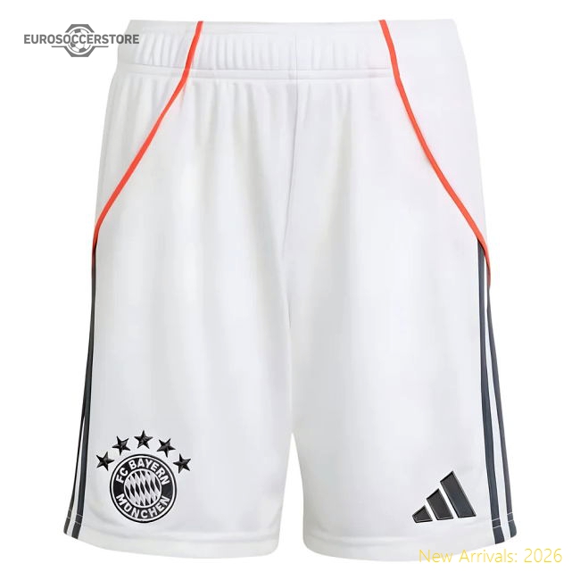 Trending 2025-2026 Bayern Munich Away Shorts (White) - Kids