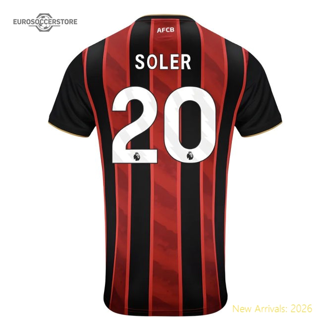 2025-2026 Bournemouth Home Shirt (soler 20) - Collectors Item