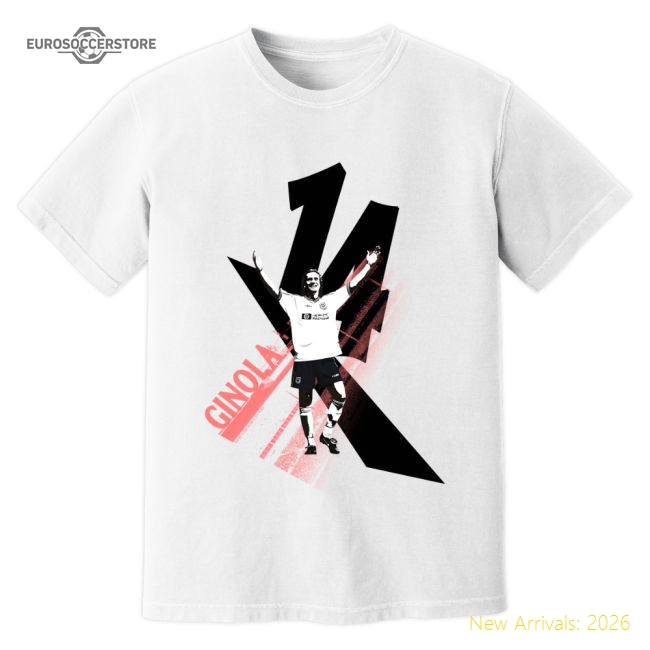 Luxury David Ginola Spurs Premier League Legend T-shirt (white)