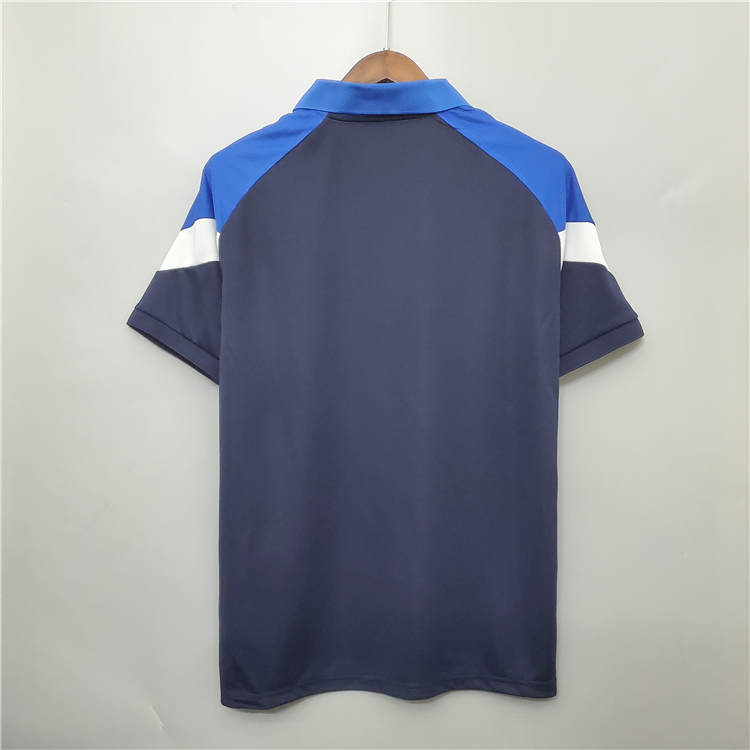Euro 2020 Italy 20-21 NavyBlue Polo Shirt - Official Replica 15275
