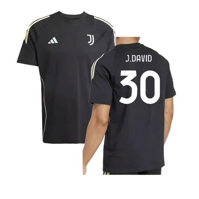 2025-2026 Juventus Training Shirt (Black) Quick Dry Moisture Wicking