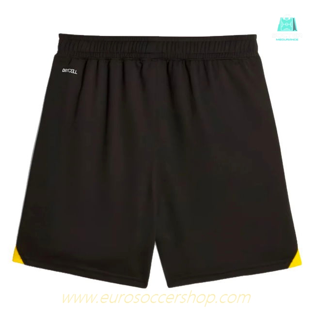 2023-2024 Borussia Dortmund Home Shorts (Black) - Kids
